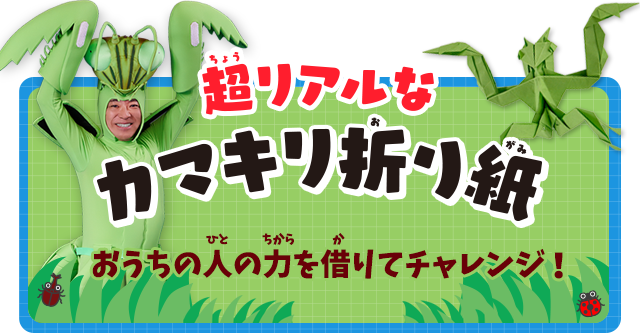 昆虫すごいぜ 図鑑 Vol 3 超リアルなカマキリ折り紙 Nhk出版